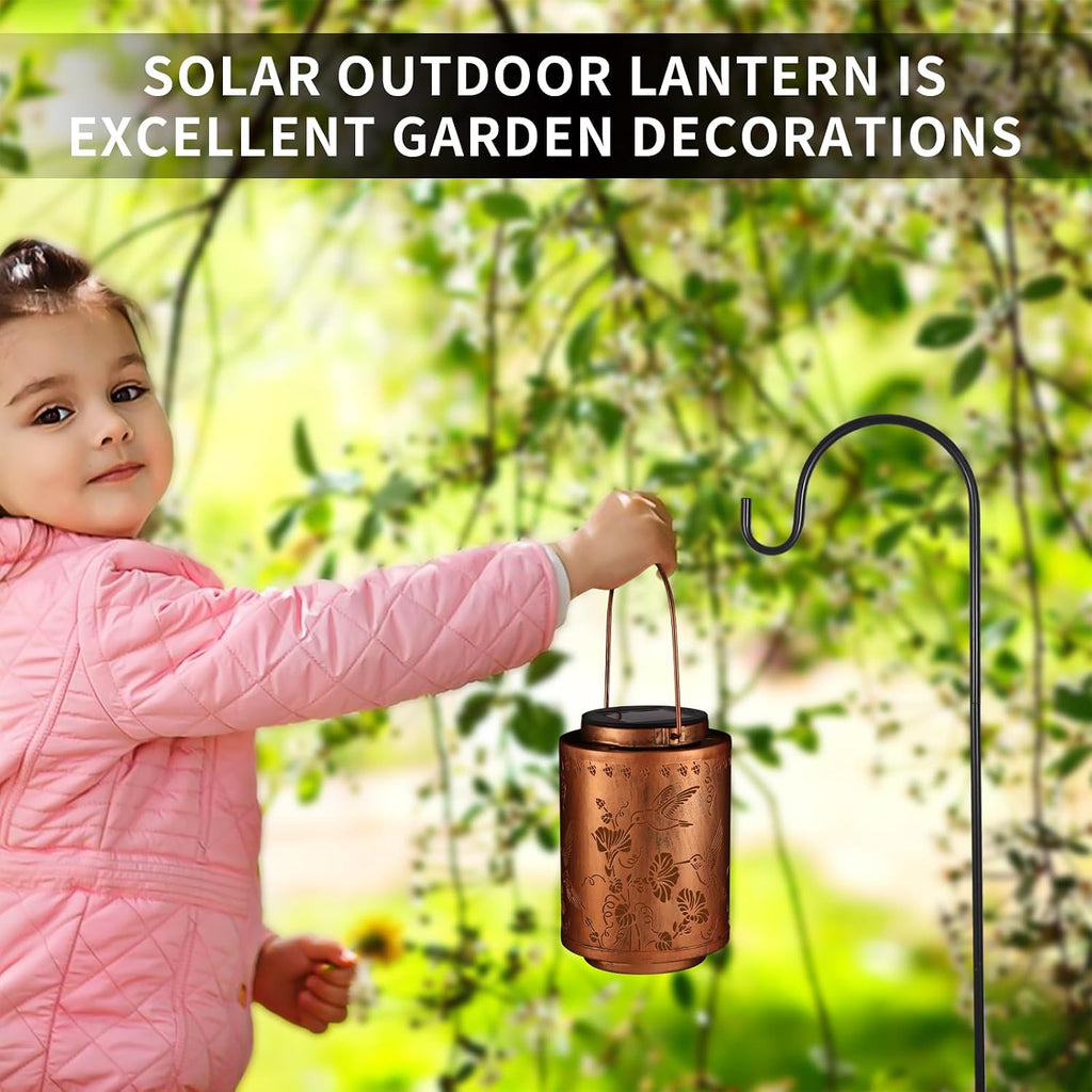 Solar Lanterns Outdoor Waterproof Garden Decor Gifts for Women Mon