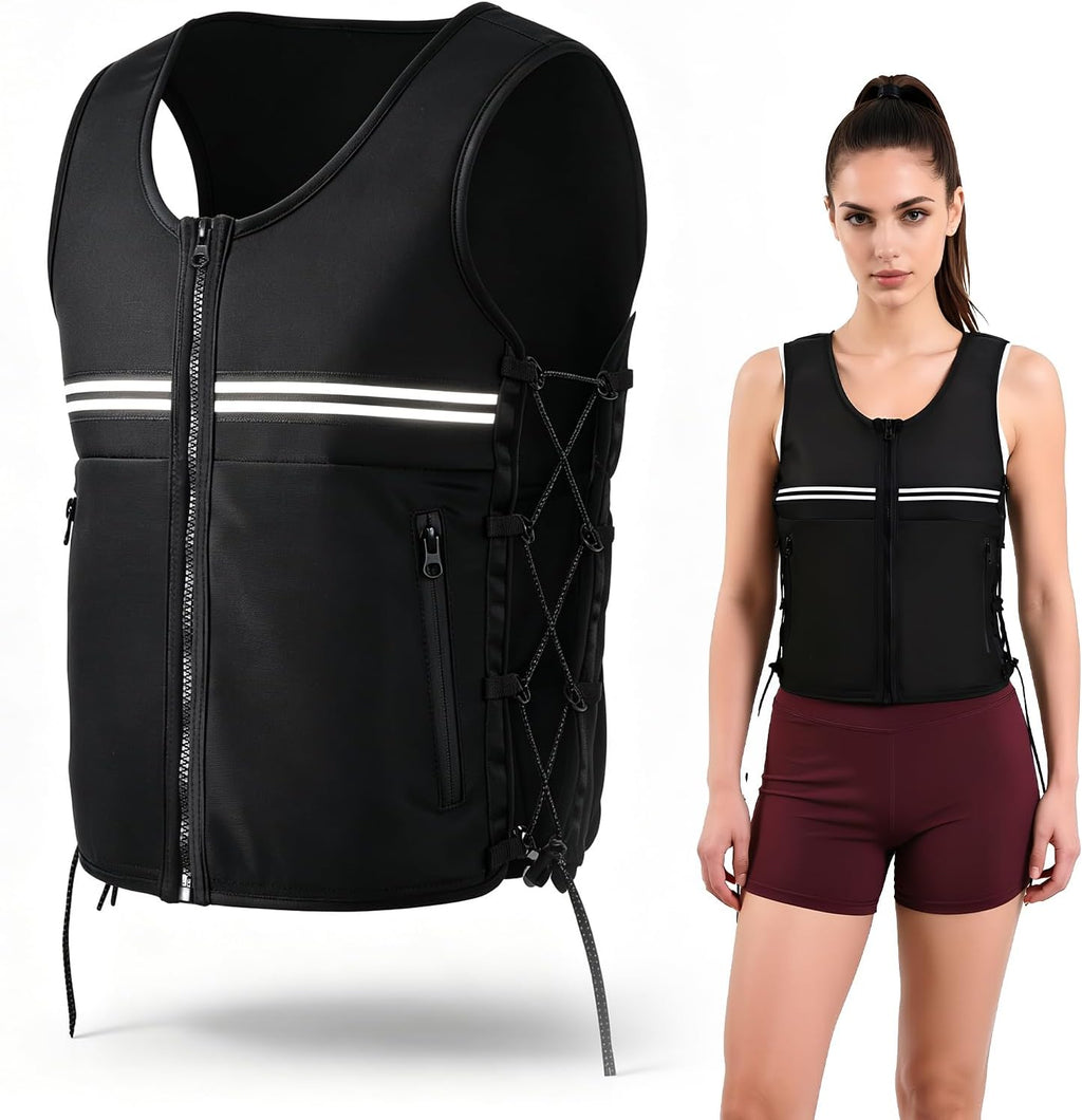 Ktinnead Adjustable Weighted Vest for Women Men, 1-10 Lbs Removable