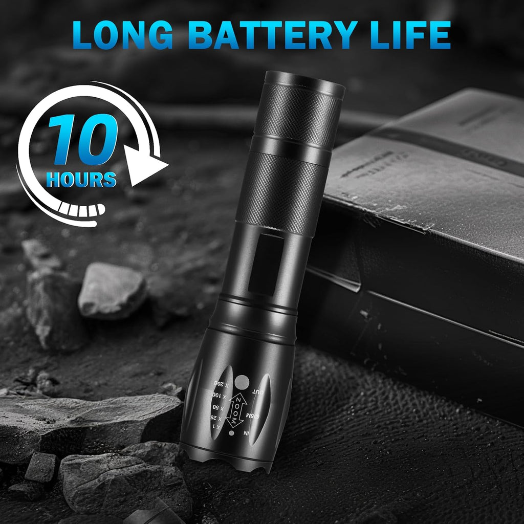 Staaricc 12P LED Small Flashlights High Lumens, Mini Flash Light for Home