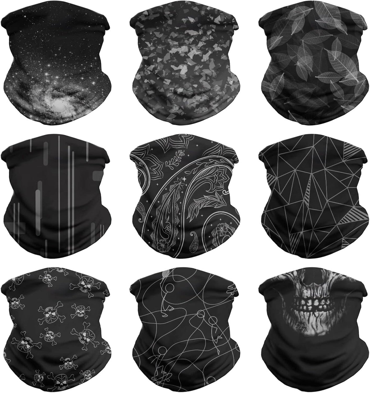 VCZUIUC Neck Gaiter Face Cover Mask Balaclava for Men and Women