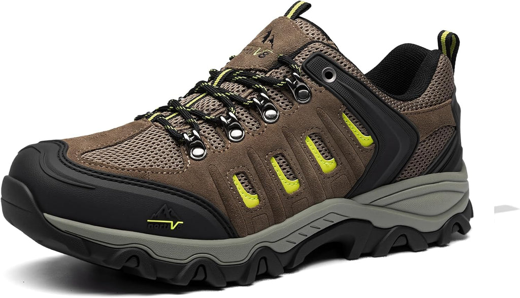 NORTIV 8 Men's Waterproof Hiking Shoes Leather