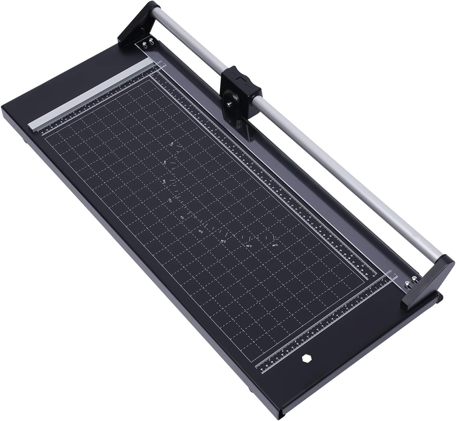 14 Inch Rolling Cutter Precision Rotary Paper Trimmer,Manual Heavy Duty Professional Rolling Trimmer for Photo Paper,Film,Art Paper Jam,Office Paper,Thin Plastic Soft Board,PVC,Cutting Table