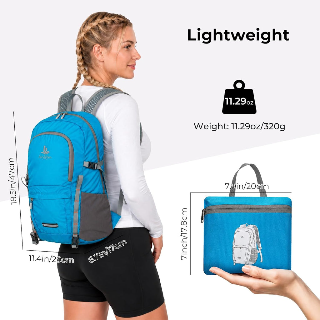 20L Small Hiking Backpack for Women Men,Lightweight Packable Travel Daypack