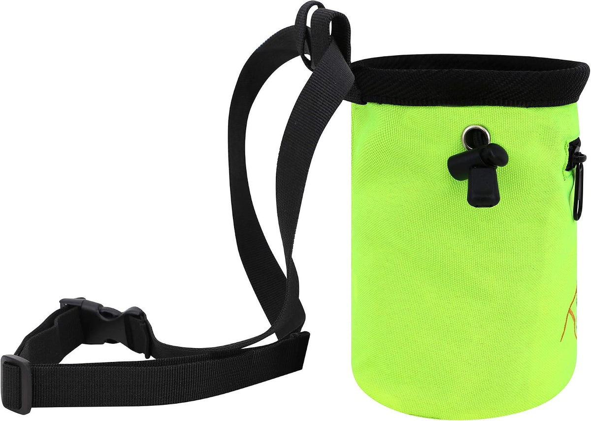 AMC Rock Climbing Panda Design Chalk Bag with Adjustable Belt