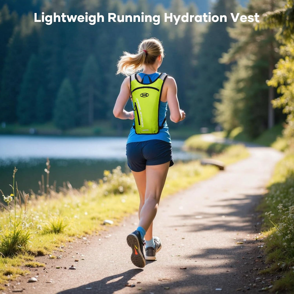 Maelstrom Hydration Backpack with 2L Water Bladder,Lightweight Running Vest