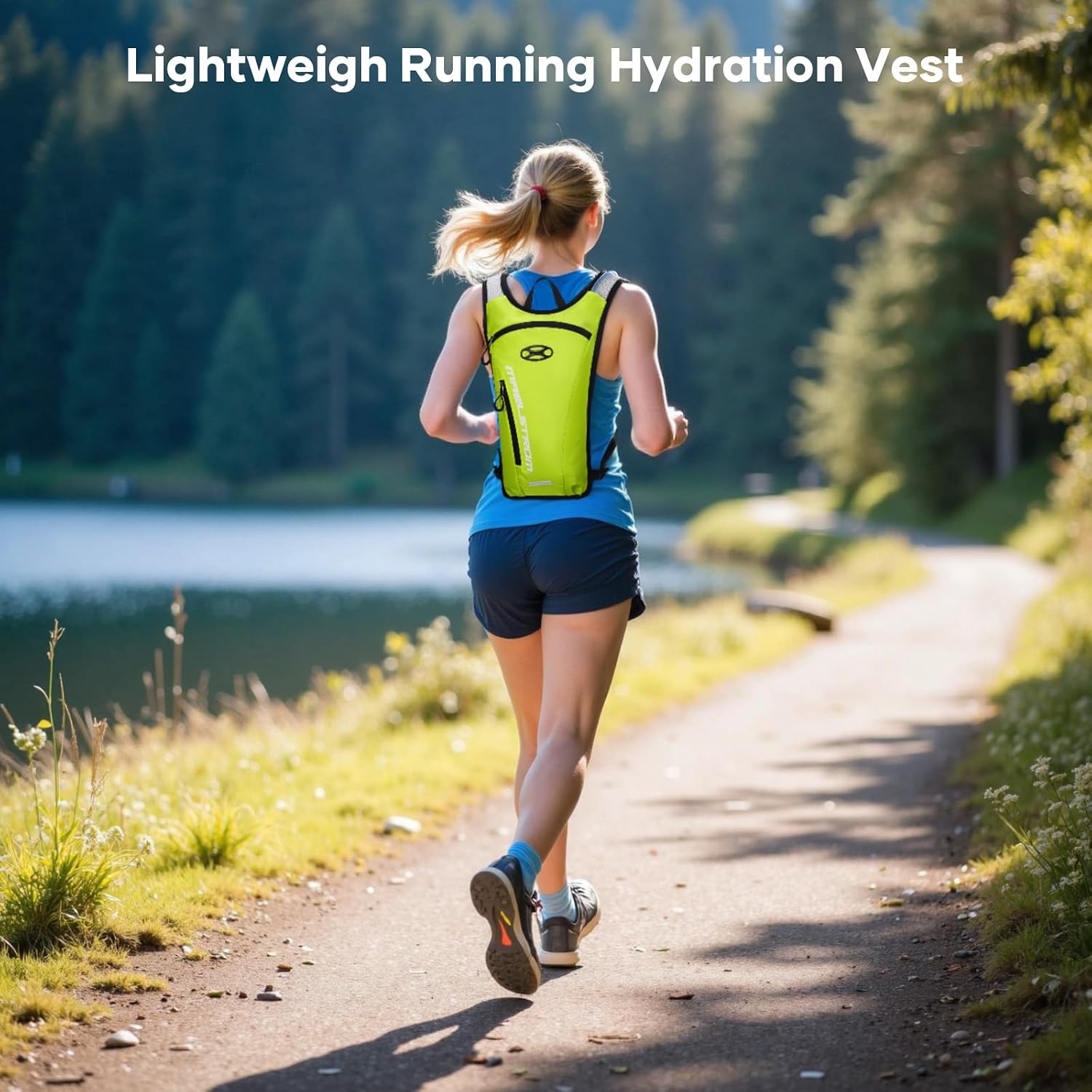 Maelstrom Hydration Backpack with 2L Water Bladder,Lightweight Running Vest