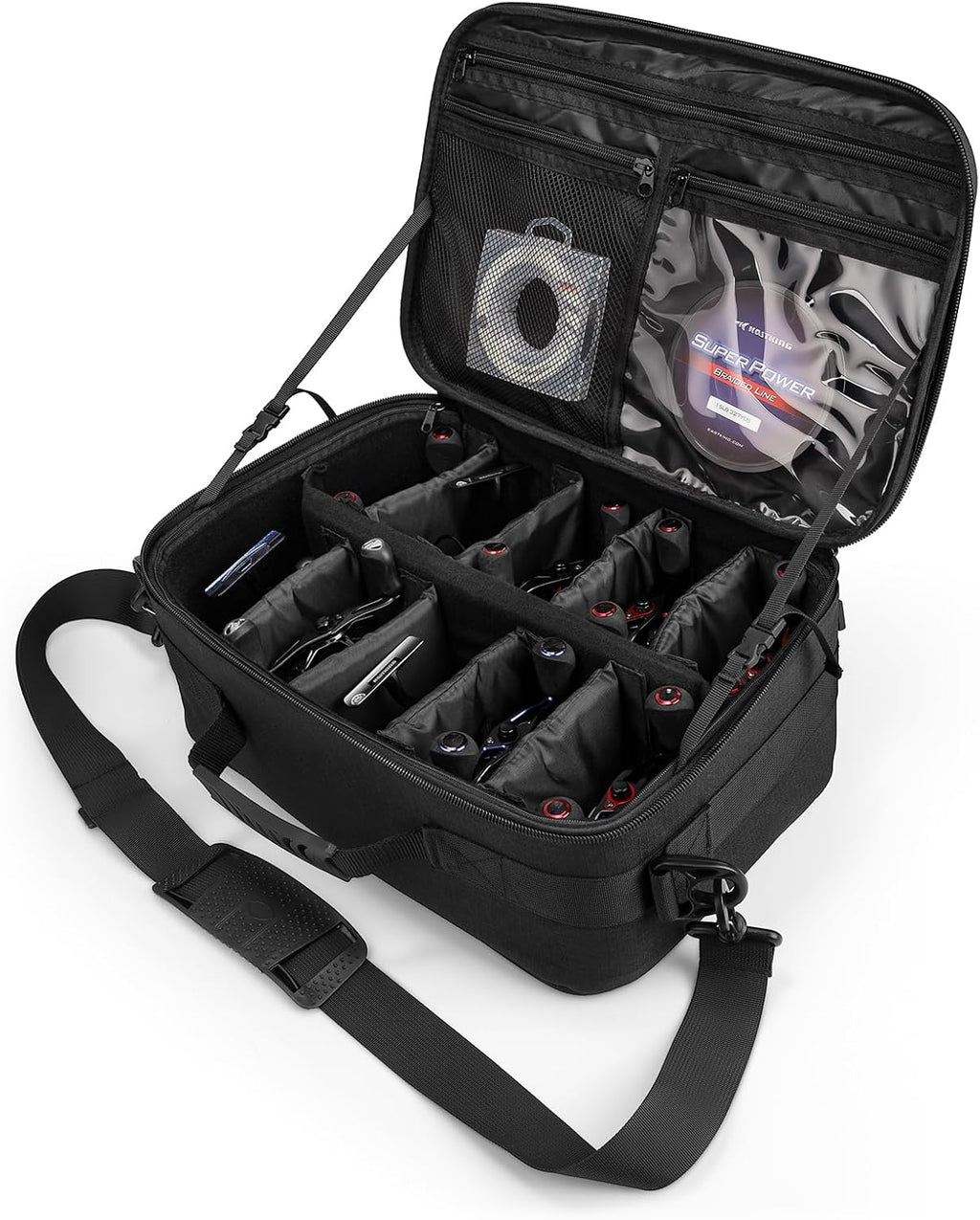 KastKing ReelTrove Fishing Reel Storage Case, Water-Resistant Fishing Bag