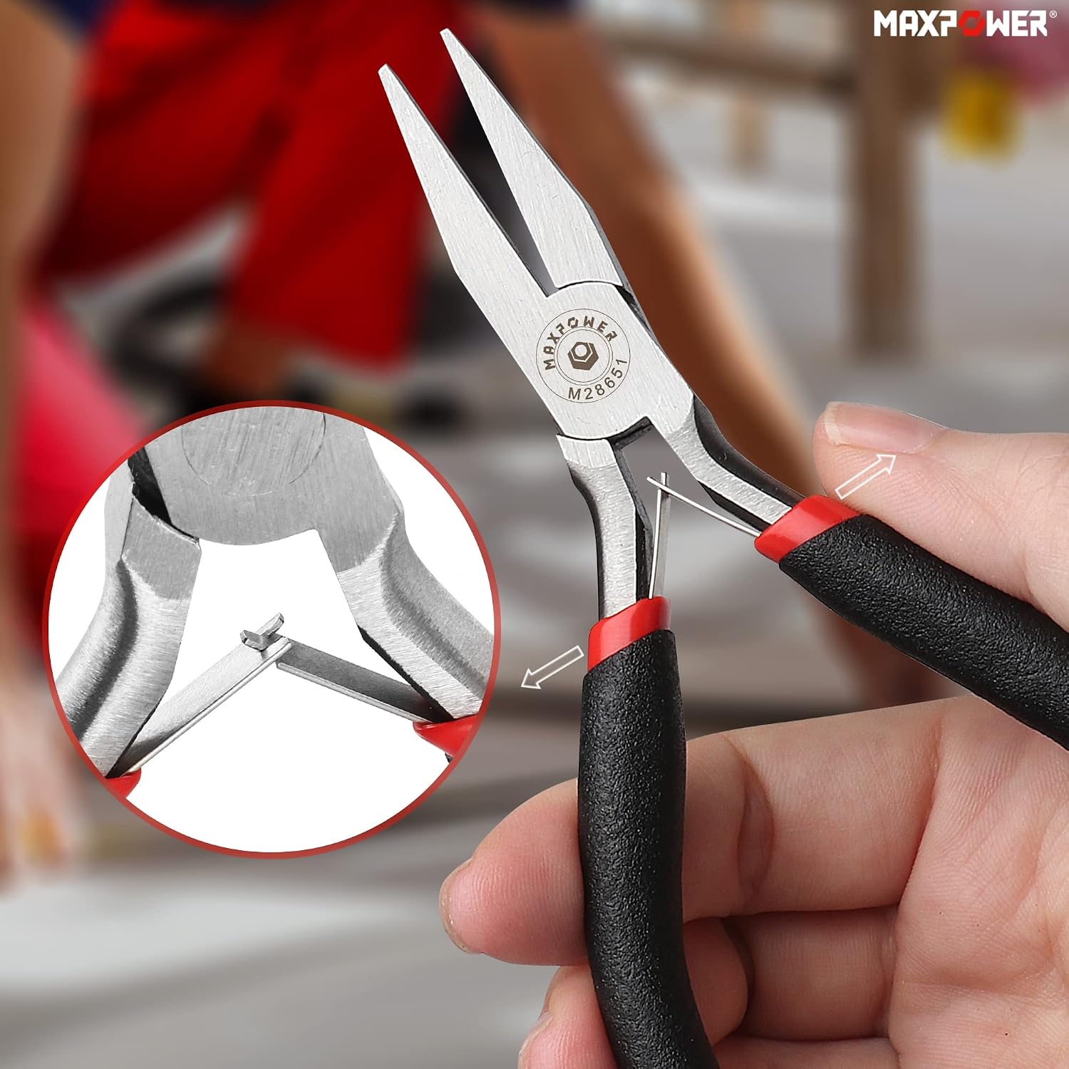 MAXPOWER 8-Pc Mini Pliers Set – Jewelry Making, Wire Wrapping, Crafts & DIY
