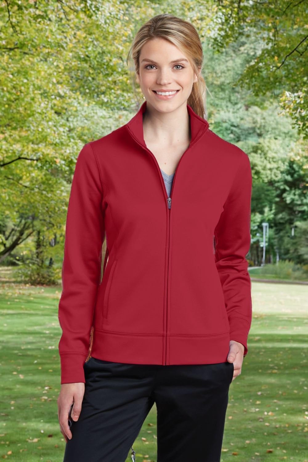 SPORT-TEK Women's Sport-Wick Fleece Full Zip Jacket