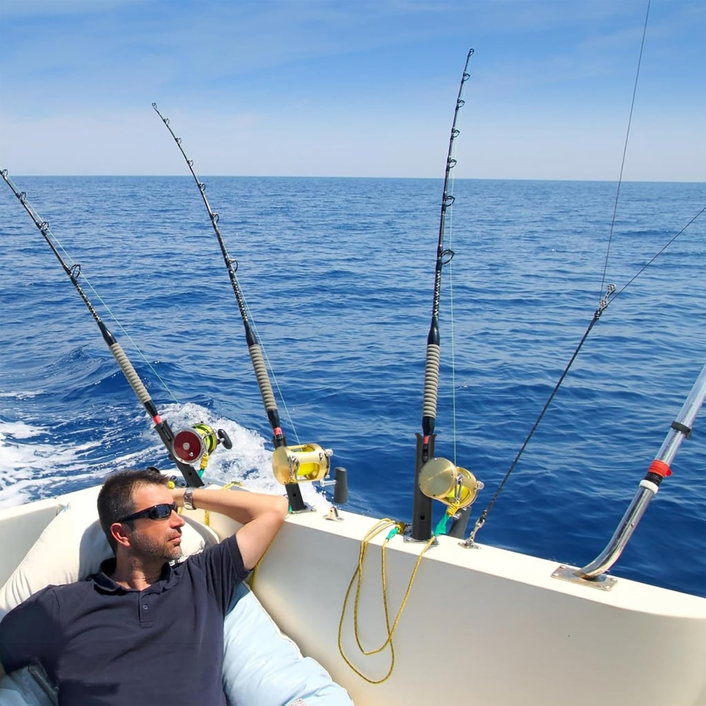 Fishing Rod Holders 6Tubes Boat Rod Holders with Screws