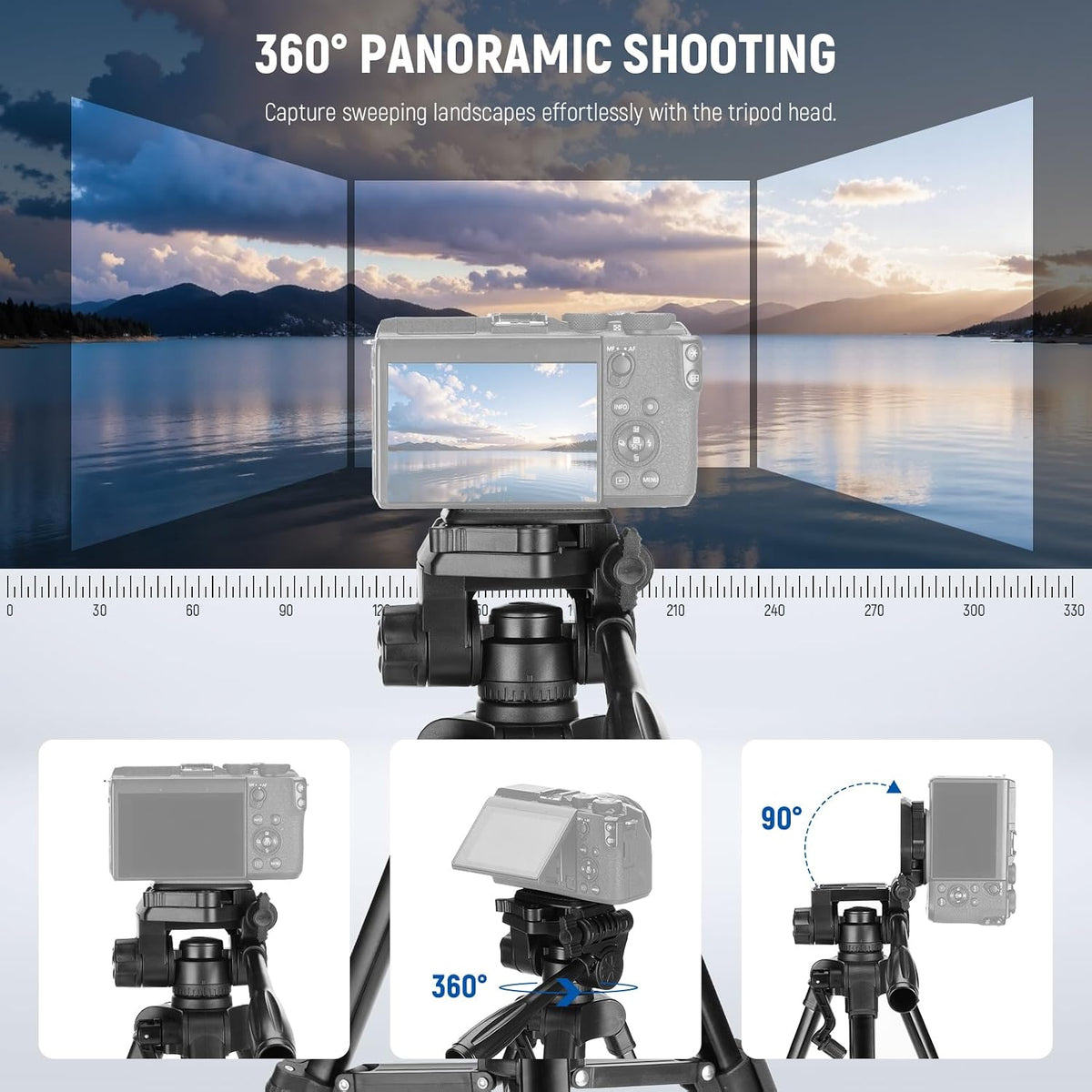NEEWER Entry Level Version TP52 Mini Desk Phone Tripod Camera Webcam Stand