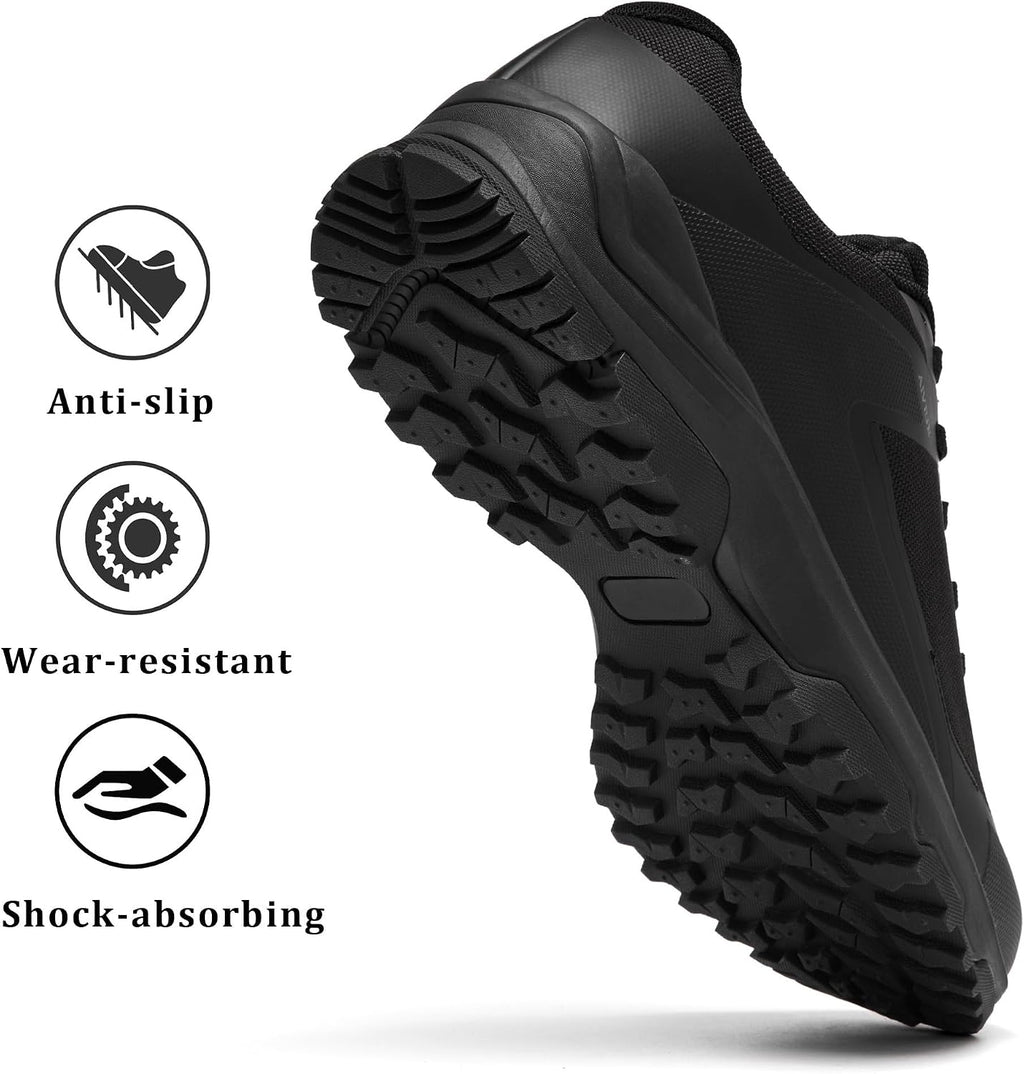 Men's Waterproof Hiking Shoes Lightweight Non-Slip Outdoor Breathable Hike Trekking Shoe