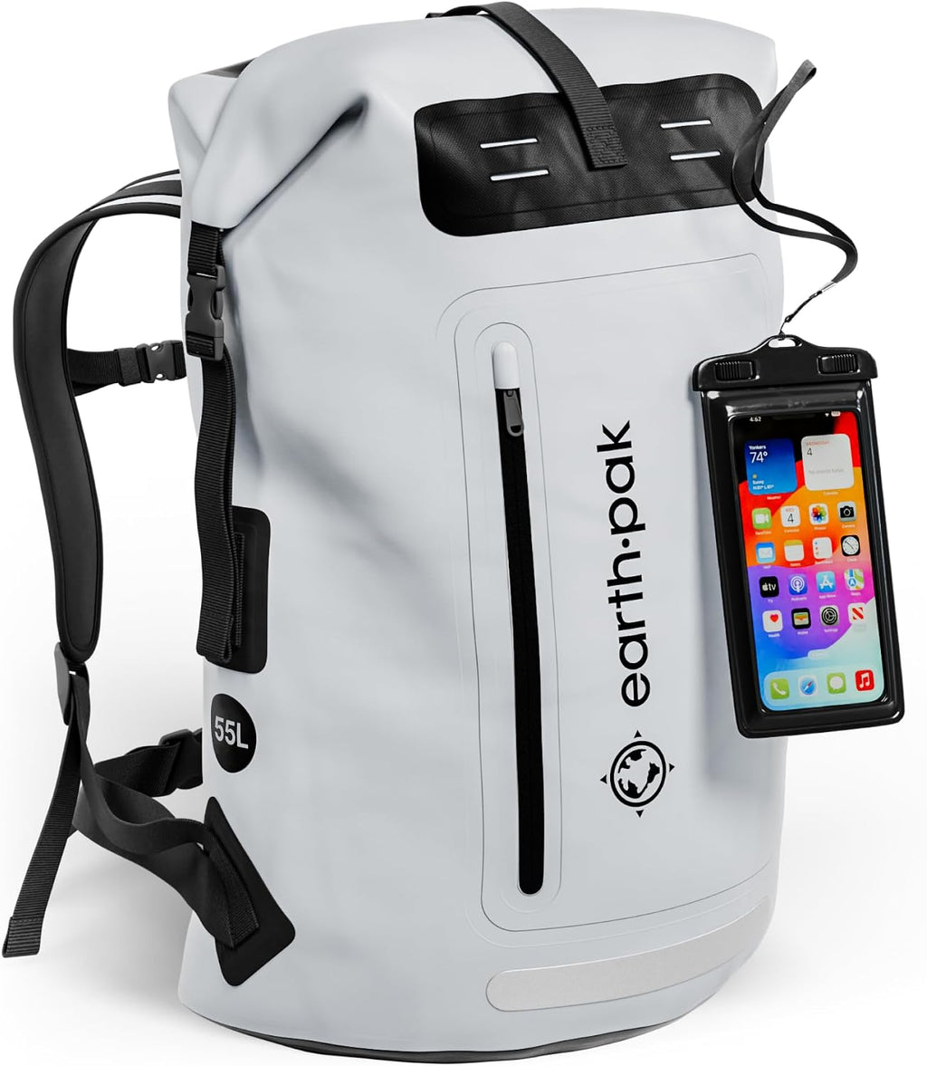 Waterproof Dry Bag Backpack 55L - Kayaking Boating Fishing Rafting Marine