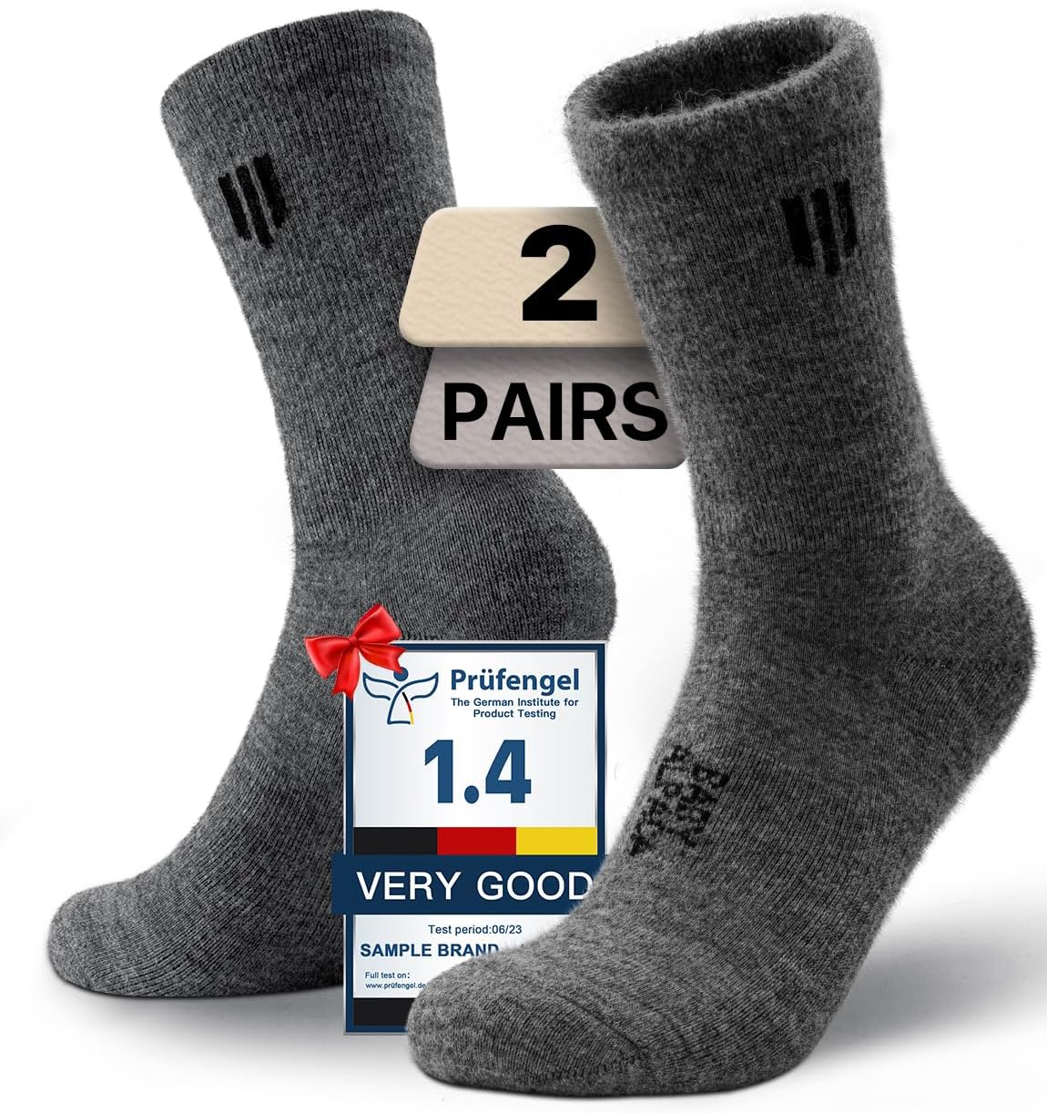Juclise Baby Alpaca Wool Lightweight Micro Crew Socks for Men & Women