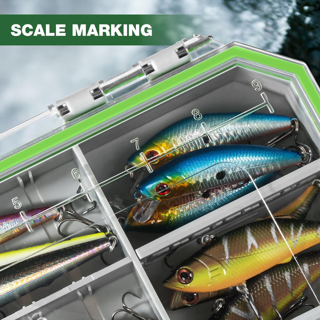 Ghosthorn Waterproof Fishing Tackle Box Trays Organizer Lure Storage 3600*1