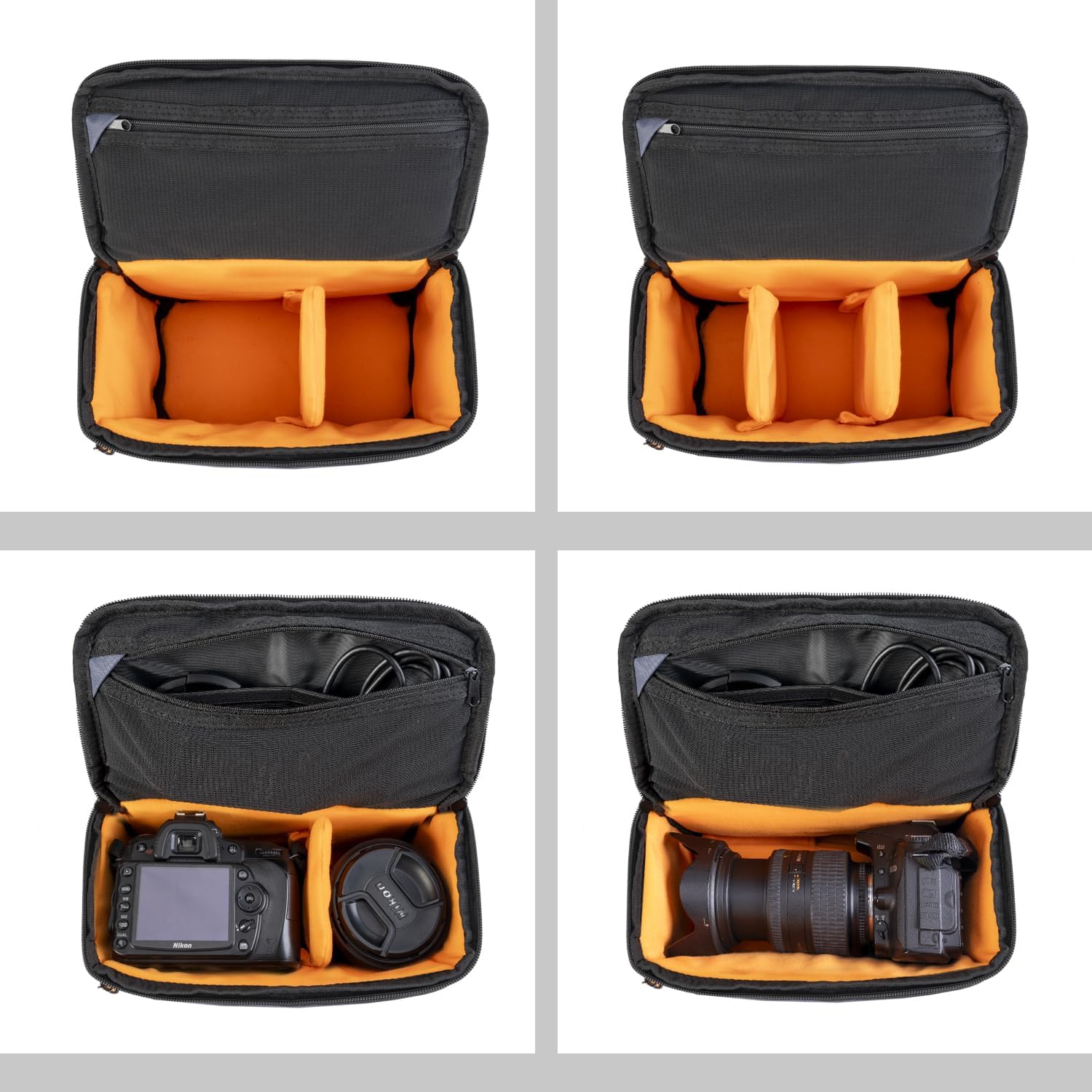 Vogano Camera Bag, Protective Covers Photography Shoulder Bag Compatible for Nikon, Canon, Sony DSL/SLR/Mirrorless Equipment Travel Waterproof
