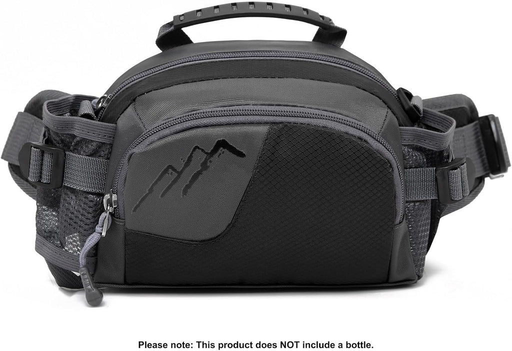 Entchin Water-Resistant Fanny Pack, 4-Zipper Belt Bag