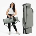 MAGNILAY Expandable Yoga Mat Bag, Adjustable Strap, Black, Large