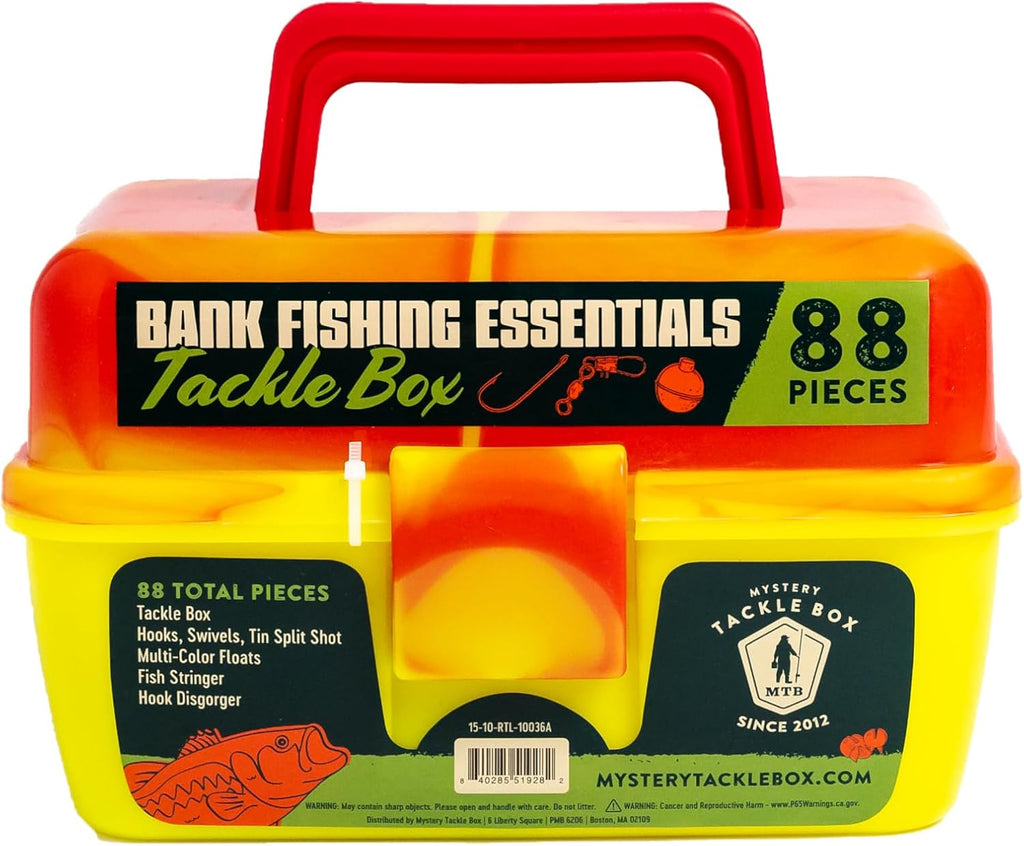 Catch Co Mystery Tackle Box Bank Fishing Essentials Tackle Box - Green