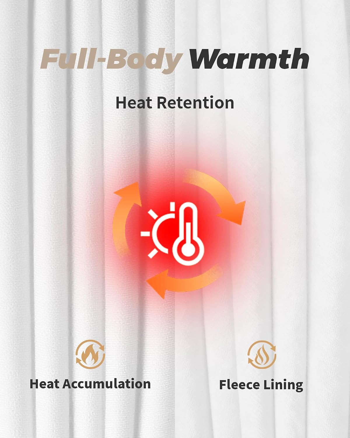 Thermal Underwear for Men Long Johns Set Fleece Lined Winter Cold Weather