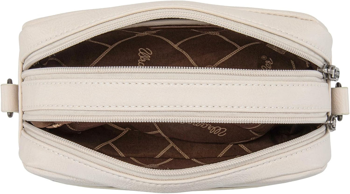 Wrangler Crossbody Purses for Women Trendy Camera Bag with Wide Strap