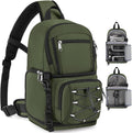 RAINSMORE Camera Sling Bag, Small Dslr/Mirrorless Camera Bag & Case