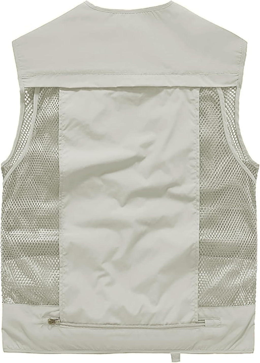 Men's Lightweight Mesh Fishing Vest Utility Outdoor Multi-Pocket Hunting Cargo Vest