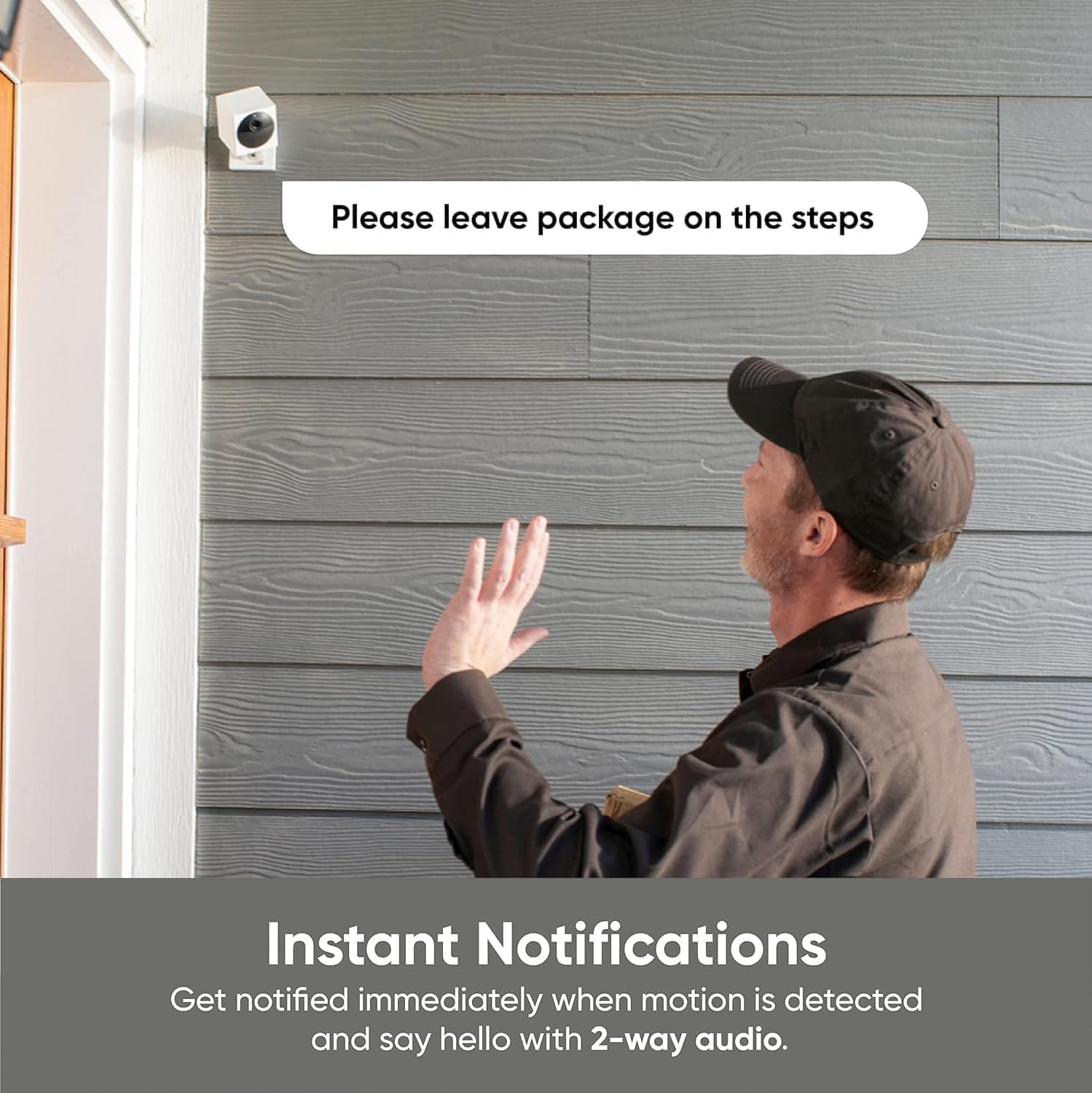 Wyze Cam Outdoor Starter Bundle v2 (1 Camera + Base Station) - 1080p HD Wireless Home Security Camera, Battery-Powered, IP65 Rated, Color Night Vision, 2-Way Audio, Compatible with Alexa & Google