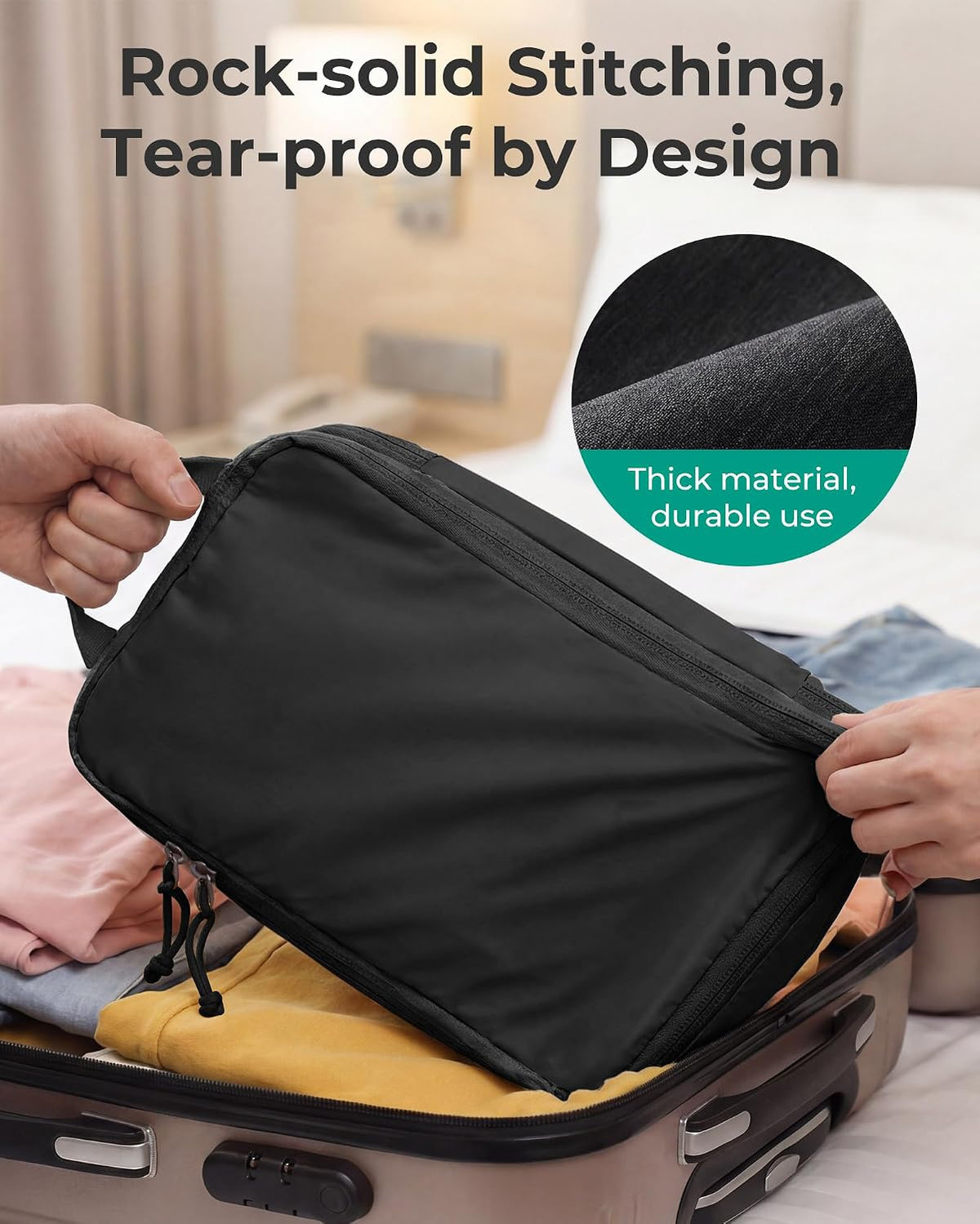 BAGSMART Compression Packing Cubes for Travel Essentials