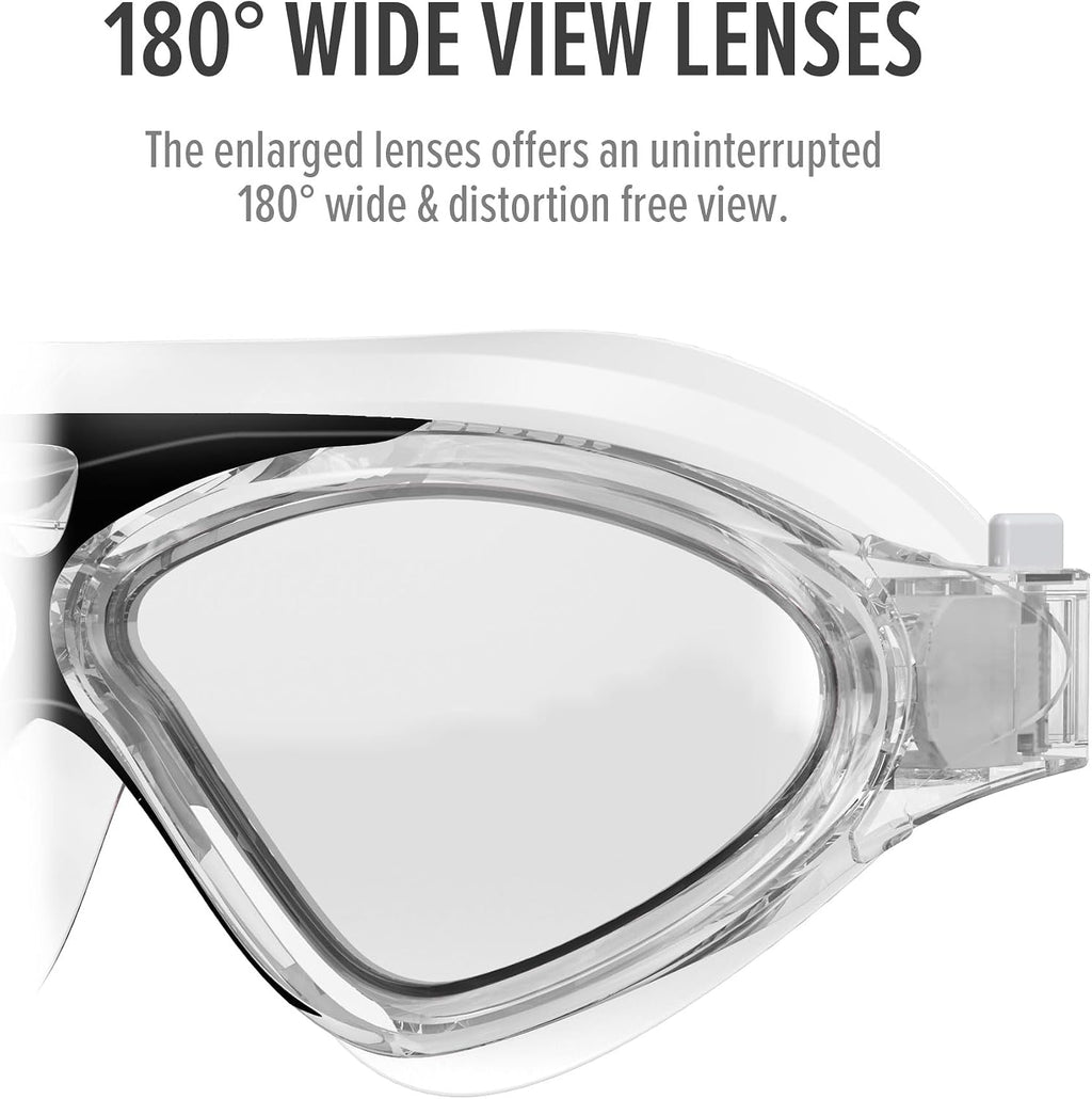 OutdoorMaster Swim Mask, Wide View Swim Goggles for Adult Men Women