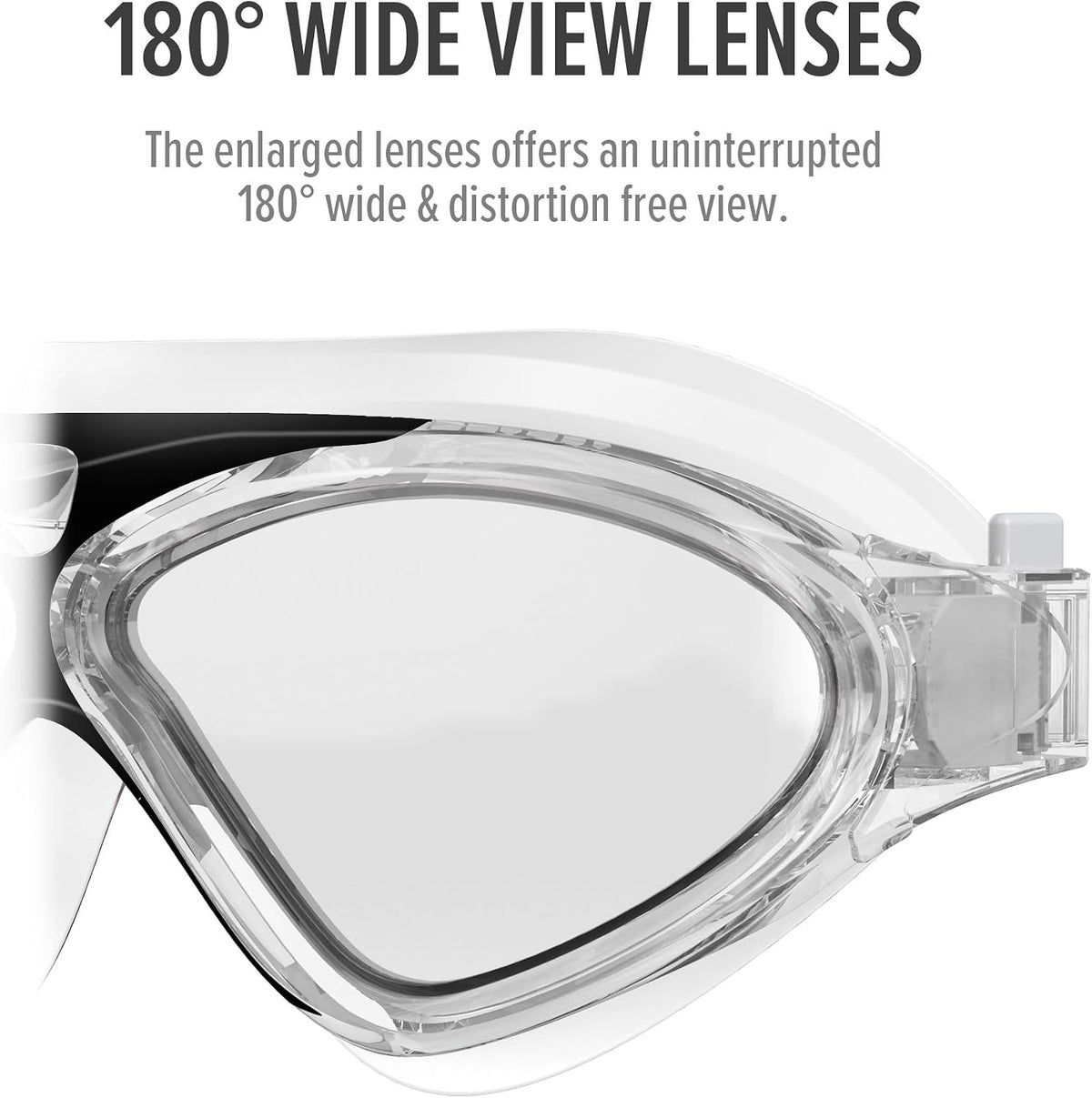OutdoorMaster Swim Mask, Wide View Swim Goggles for Adult Men Women