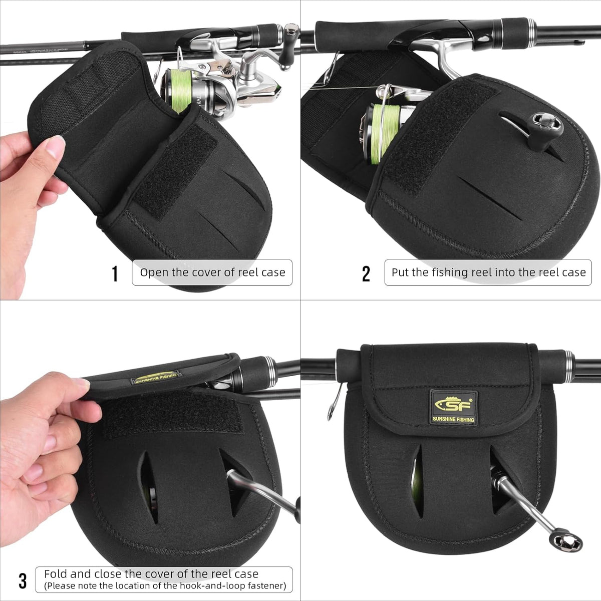 SF Neoprene Spinning Scratch-Resistant Fishing Reel Cover