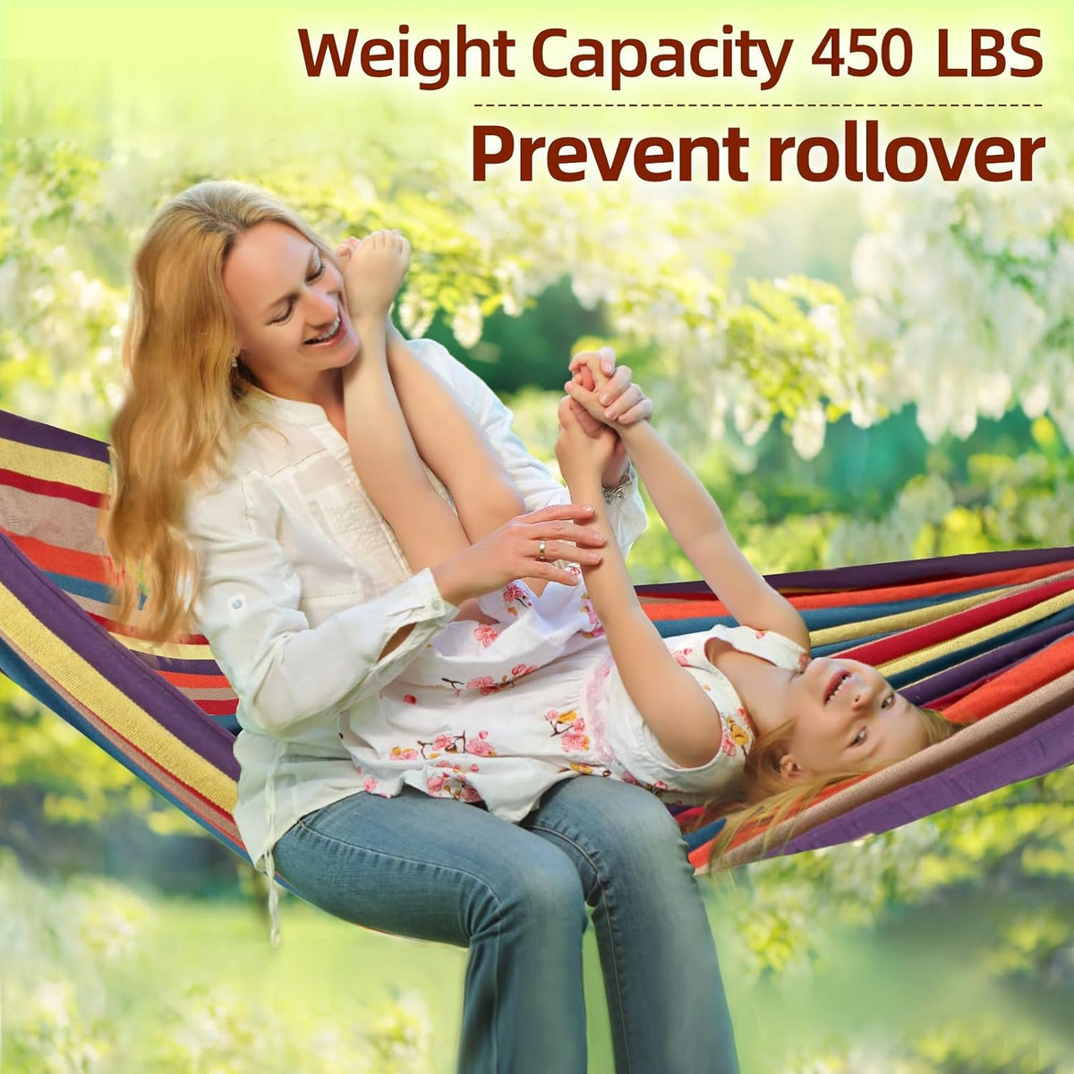 Camping Portable Hammock for Outdoor,450 lbs Weight Capacity
