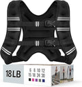 Zeerun Weighted Vest, 6/8/10/12/15/18/20/24/30LB for Men Women