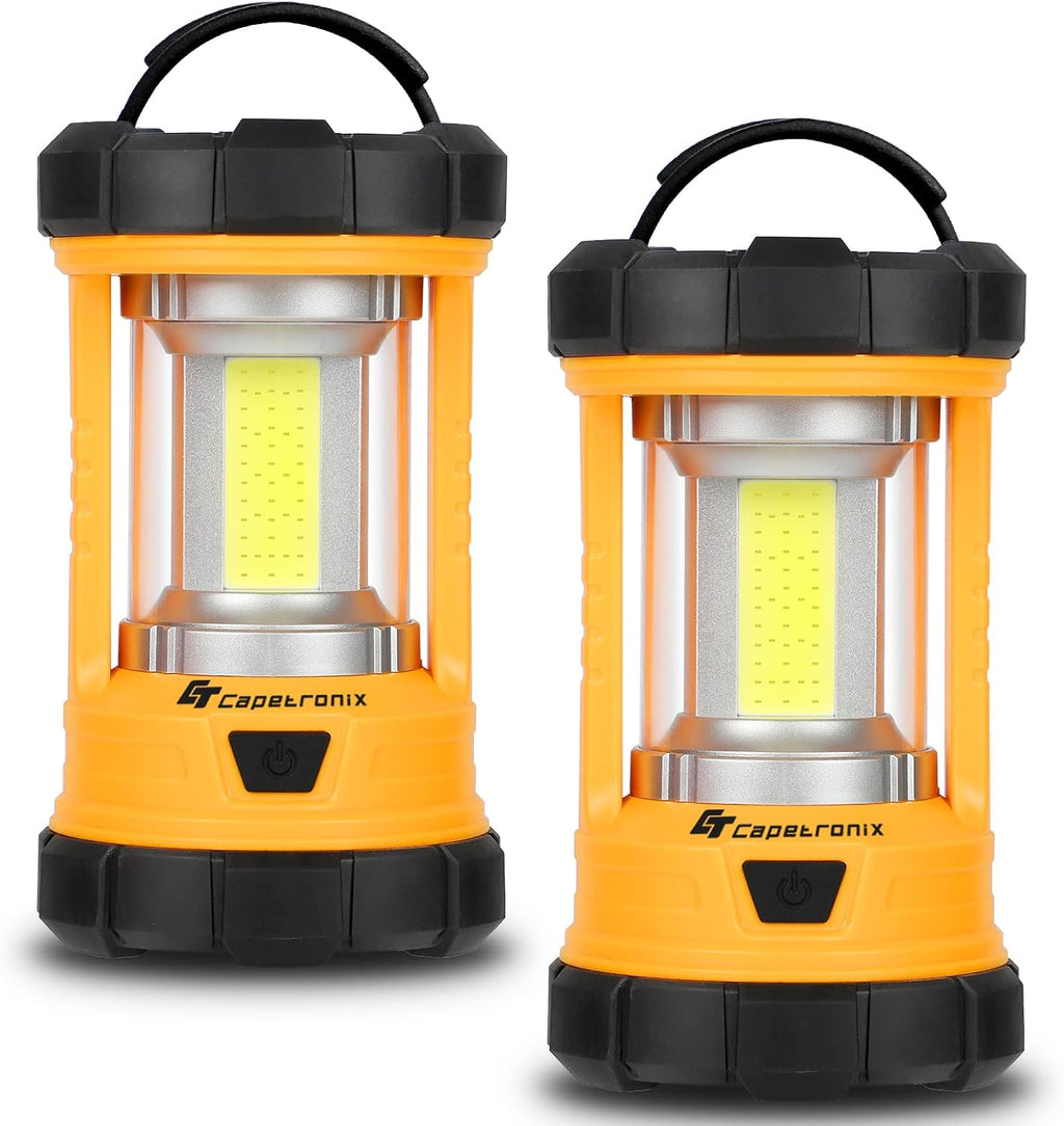 CT CAPETRONIX Camping Lantern, 3200LM Bright Camping Light, 4600mAh Rechargeable LED Lantern for Power Outages, 5 Light Modes Camping Lamp for Fishing/Hurricane/Emergency, Camping Must Haves