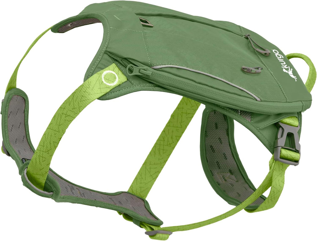 Kurgo Cascade Hiking Harness Backpack for Dogs, Orange, Extra Large