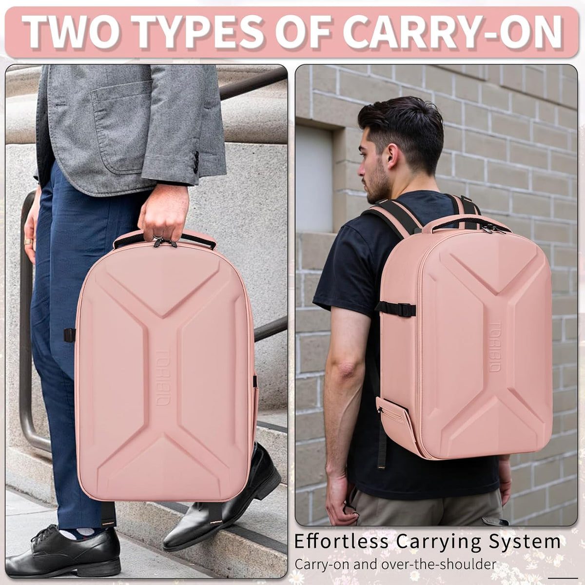TORIBIO Large Hardshell Camera Backpack DSLR/SLR/Mirrorless Photography Bag