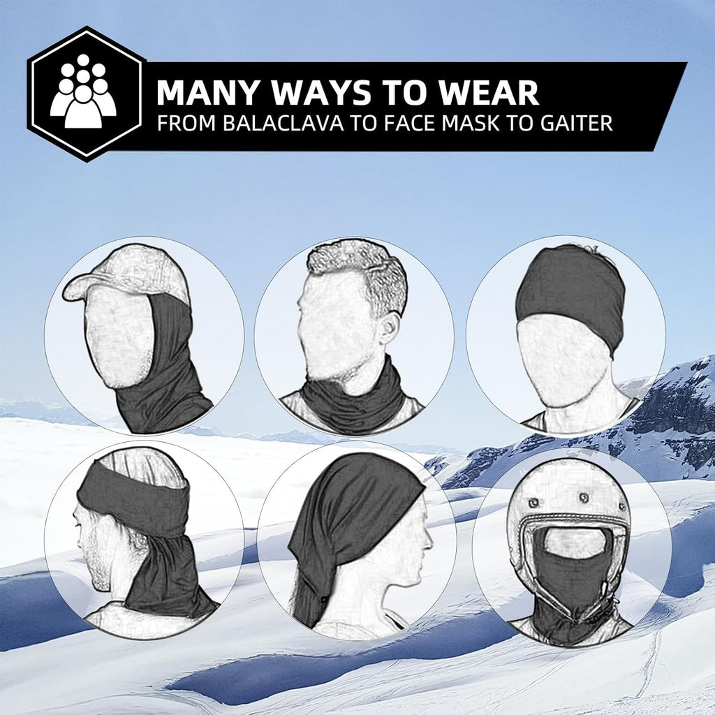 ROCKBROS Windproof Thermal Balaclava Ski Mask for Men and Women Cycling