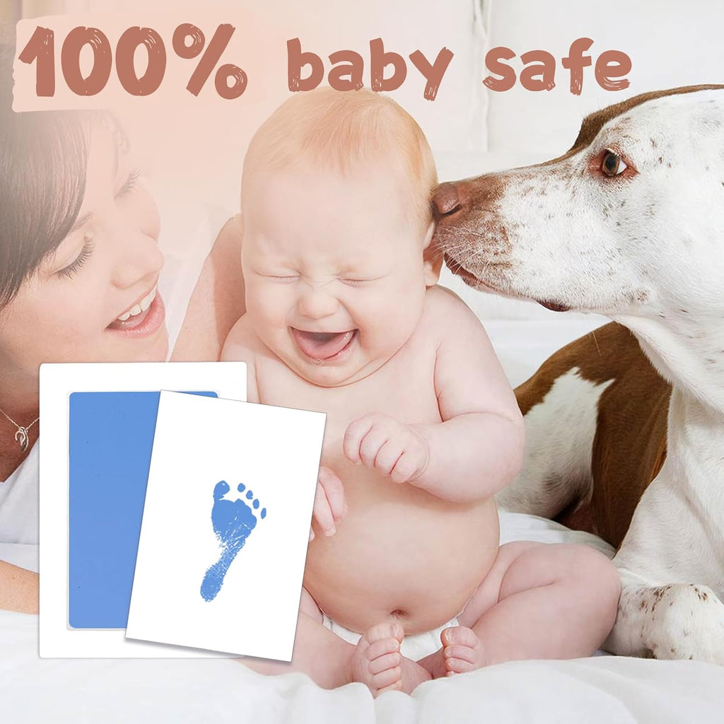 Inkless Baby Hand and Footprint Kit,Clean-Touch Ink Pads
