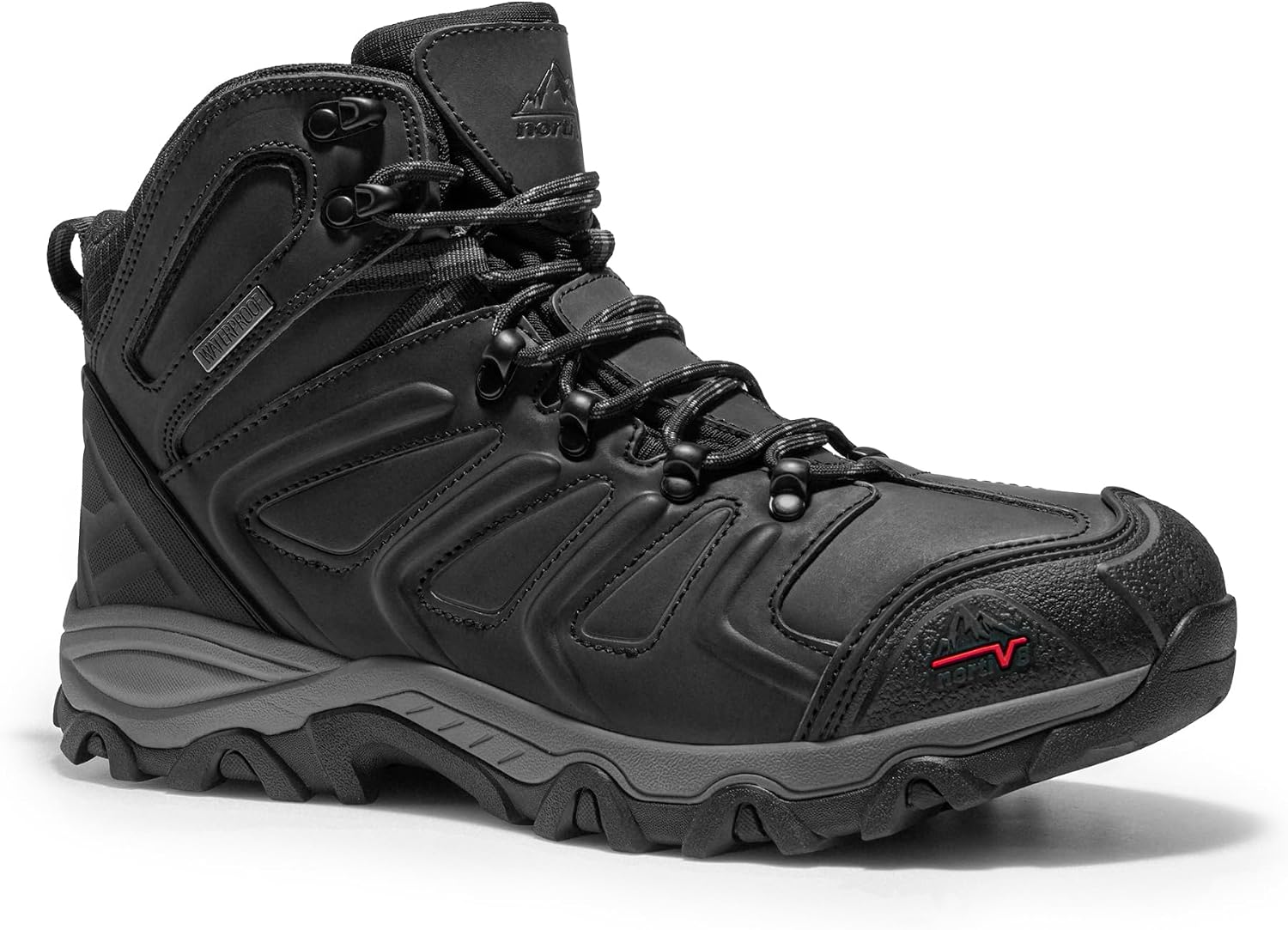 NORTIV 8 Men's Ankle High Waterproof Hiking Boots