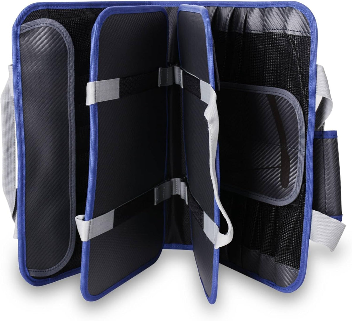 Mustad Jig Bag, Water-Resistant, 500D Tarpaulin, Dedicated Jig Slots with Mesh Panels