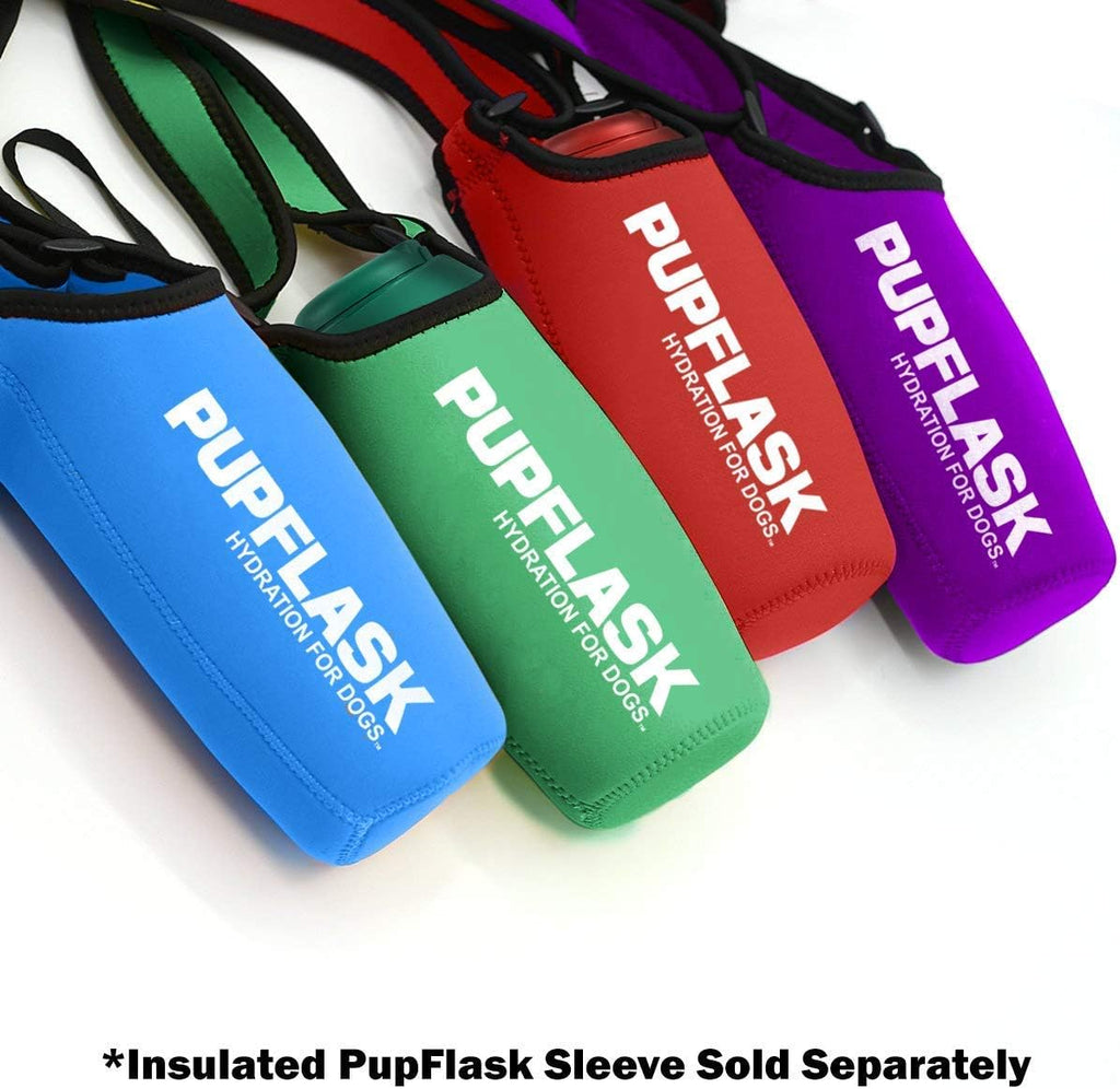 PupFlask Large Dog Water Bottle, Portable Stainless Steel Travel Bowl
