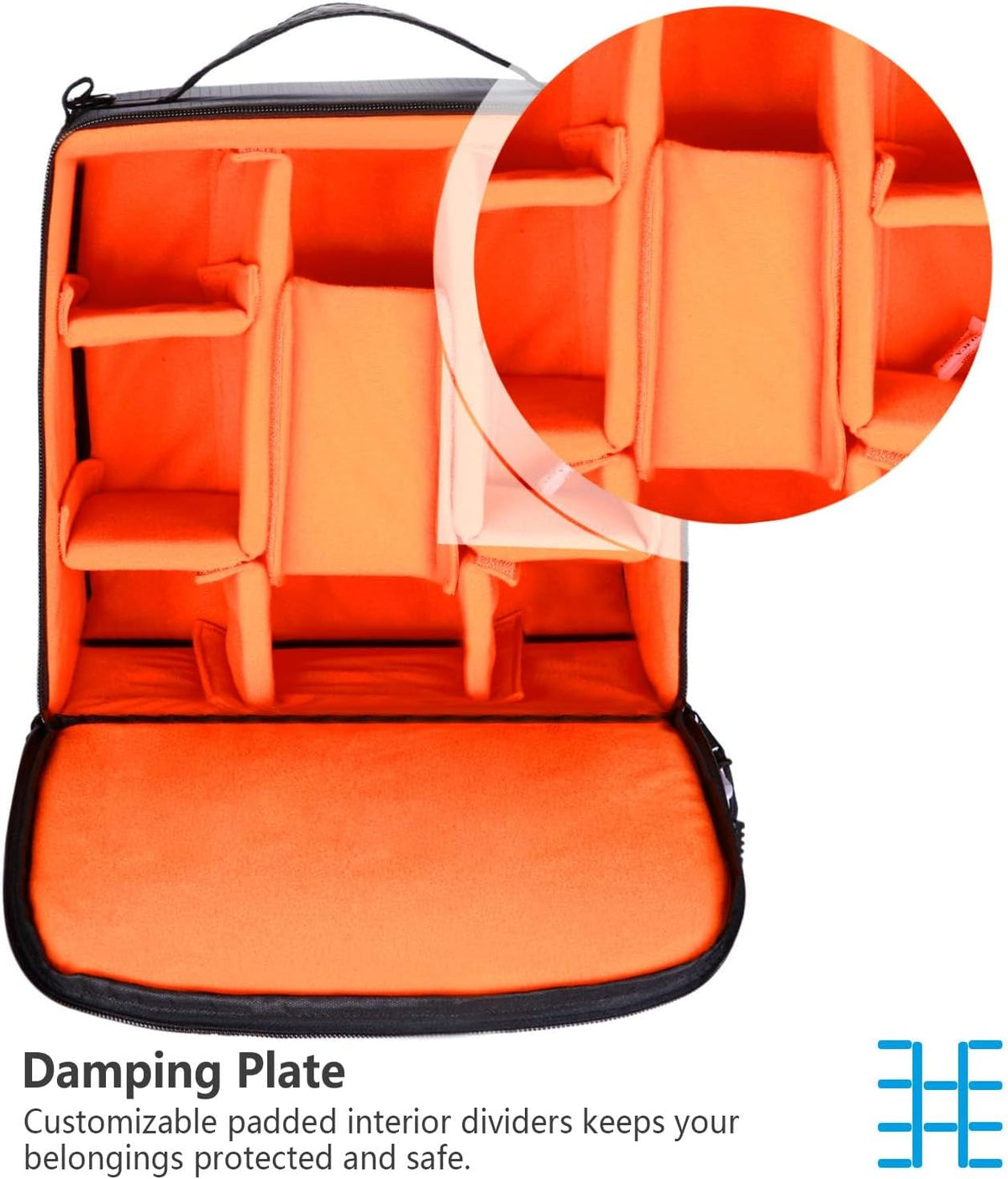 NEEWER Flexible Partition Camera Padded Bag Insert Protection Handbag