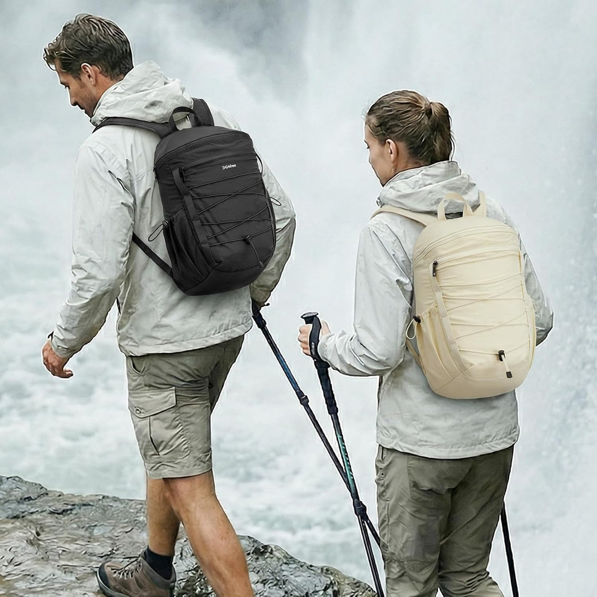 G4Free 20L Hiking Travel Backpack for Women Men