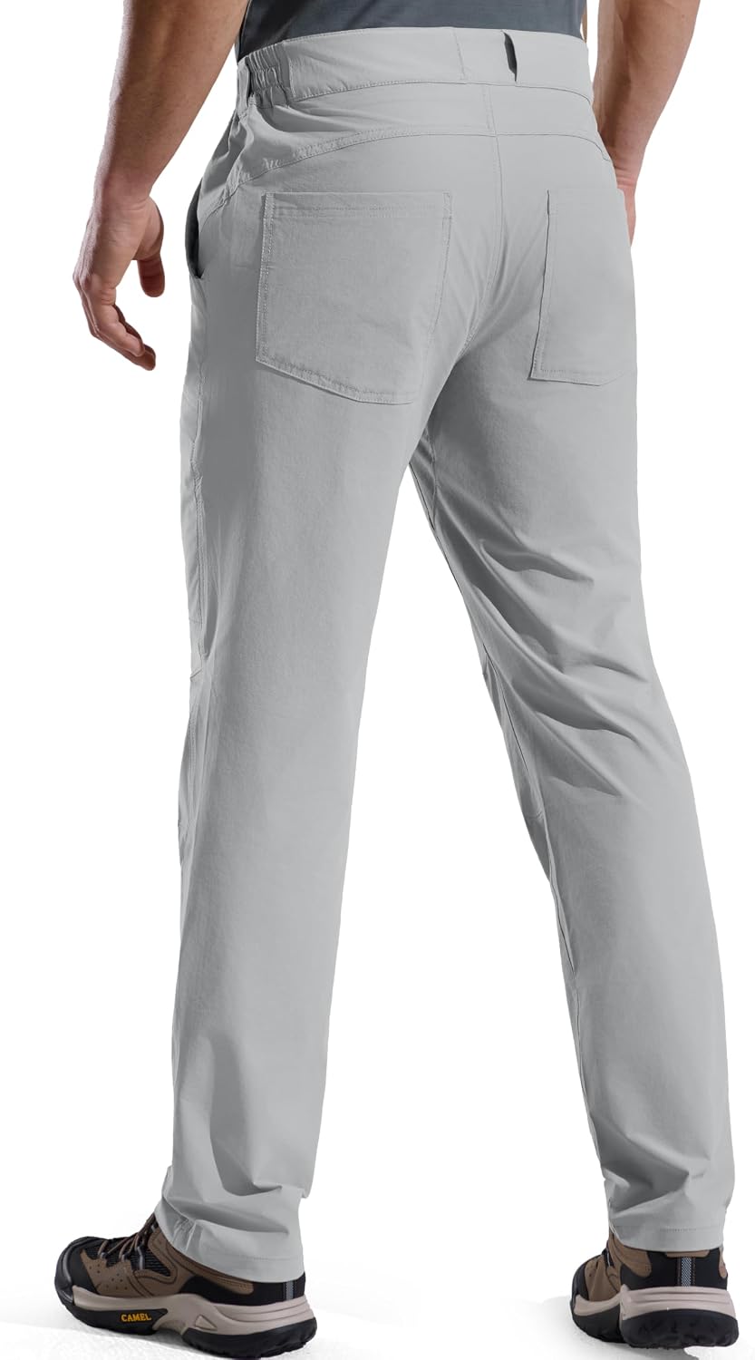 FREE SOLDIER Men's Outdoor Cargo Hiking Pants with Belt