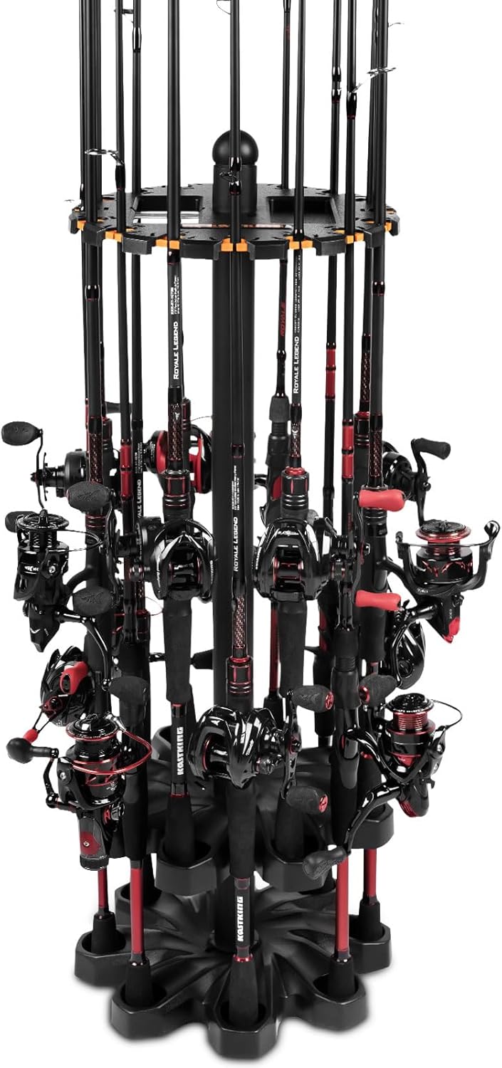 KastKing V16 Fishing Rod Holder for Garage, Fishing Storage Gift for Men