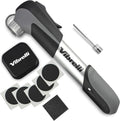 Vibrelli Mini Bike Pump - Presta & Schrader Bicycle Pump - 120 PSI Tire Pump for Road & MTB - No Valve Changing Needed