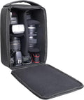 Roomy Camera Protective Bag Insert Waterproof Lens Pouch Shockproof DSLR SLR Carrying Case with Thicken Partition Padded Liner for Sony Canon Nikon Camera Flash Light & Accessories