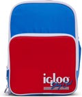 Igloo Retro 12-Can Mini Convertible Backpack Cooler, Red, White & Blue