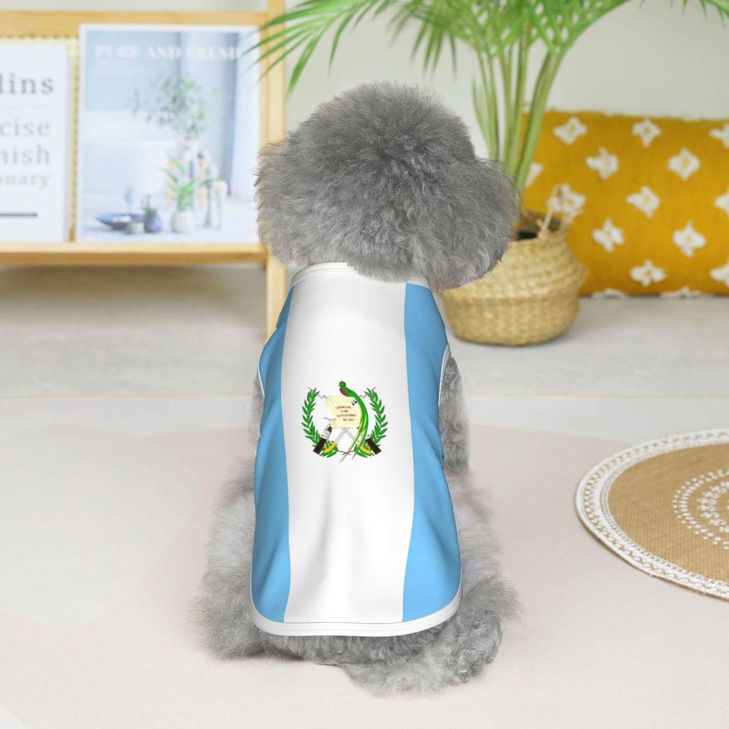 Guatemala Guatemalan Flag Dog Shirts Sleeveless Puppy Cotton T-Shirt